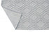 9’ x 13’ Gray Diamond Lattice Modern Area Rug