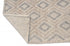 5' X 7' Gray And Brown Geometric Dhurrie Area Rug