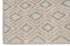 9’ x 13’ Tan Gray Diamond Lattice Modern Area Rug