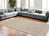 9’ x 13’ Tan Gray Diamond Lattice Modern Area Rug