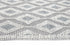 6' X 9' Gray Geometric Dhurrie Area Rug