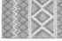 6' X 9' Gray Geometric Dhurrie Area Rug