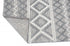 6' X 9' Gray Geometric Dhurrie Area Rug