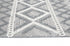 6' X 9' Gray Geometric Dhurrie Area Rug