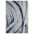 5' X 8' Blue Abstract Dhurrie Area Rug