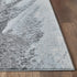 5' X 8' Blue And Gray Abstract Dhurrie Area Rug