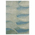 10’ x 13’ Blue Beige Abstract Waves Modern Area Rug