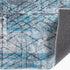 8’ x 10’ Blue Gray Abstract Cuboid Modern Area Rug