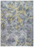 8' Gray Abstract Dhurrie Runner Rug