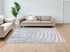 8' X 10' Gray Abstract Dhurrie Area Rug