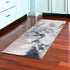 8' Sand Abstract Dhurrie Runner Rug