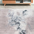 5' X 8' Sand Abstract Dhurrie Area Rug