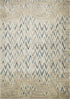 5' X 8' Ivory Chevron Dhurrie Area Rug