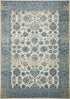 8' Ivory Oriental Dhurrie Runner Rug