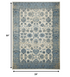 3' X 5' Ivory Oriental Dhurrie Area Rug