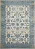 8' Ivory Round Oriental Dhurrie Area Rug