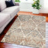 5' X 8' Ivory Oriental Dhurrie Area Rug