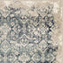 8' Blue And Ivory Oriental Dhurrie Runner Rug