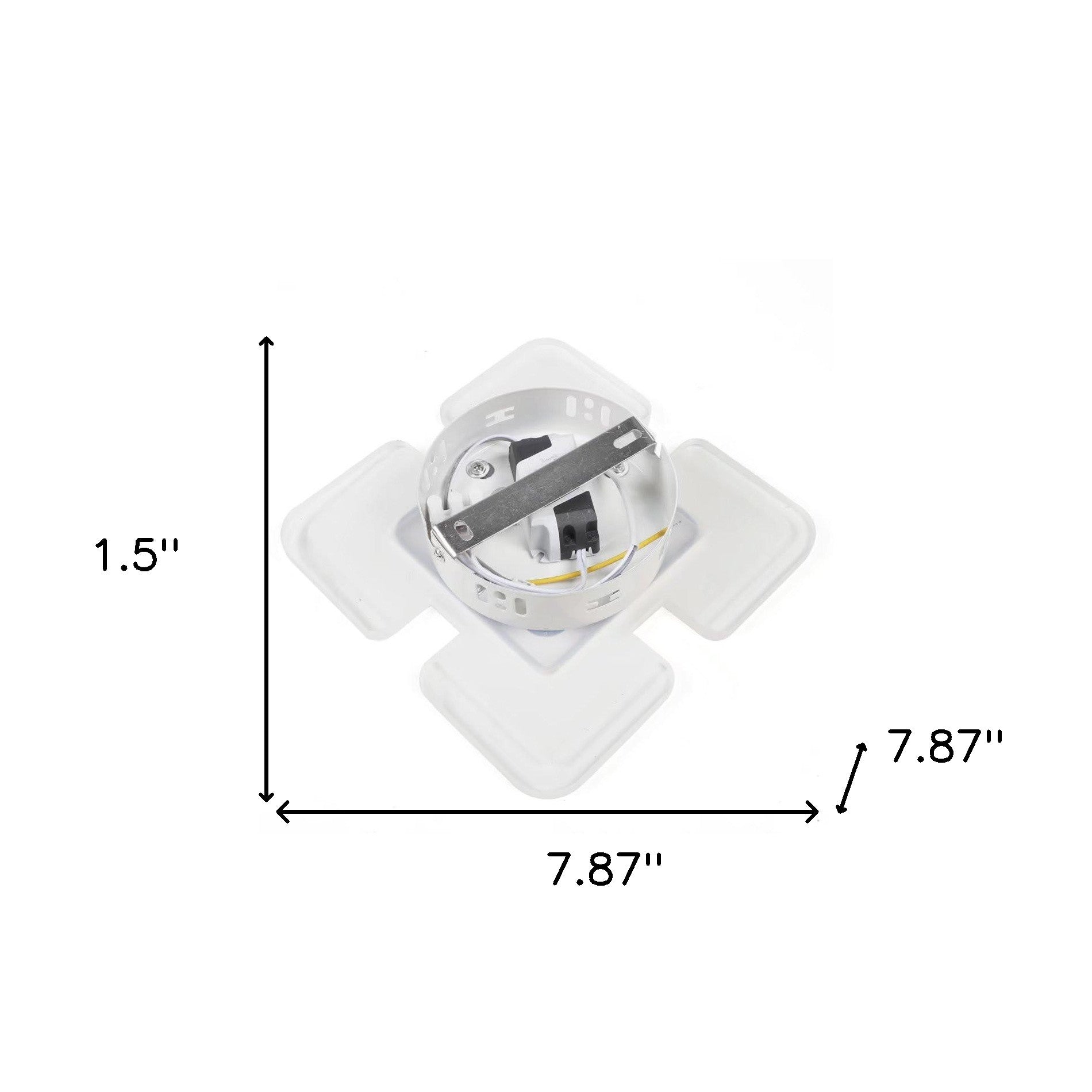 White Modern Acrylic LED Square Ceiling Light