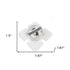 White Modern Acrylic LED Square Ceiling Light