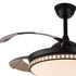 Stylish Black Chandelier With Retractable Blades