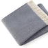 Soft Slate Gray Links Pattern Throw Blanket