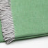 Forest Green Mini Dot Fringed Throw Blanket