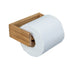 Traditional Solid Teak Wall Mount Toilet Paper Holder