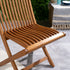 Brown Solid Wood Deck Chair