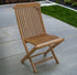 Brown Solid Wood Deck Chair