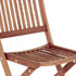 Brown Solid Wood Deck Chair