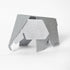 Aluminum 6" Elephant Origami Geometric Sculpture