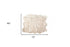 5' X 6' Ombre Tan Faux Fur Washable Non Skid Area Rug