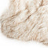 5' X 6' Ombre Tan Faux Fur Washable Non Skid Area Rug