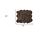 5' X 6' Chocolate Faux Sheepskin Non Skid Area Rug