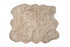 5' X 6' Taupe Faux Sheepskin Non Skid Area Rug