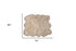 5' X 6' Taupe Faux Sheepskin Non Skid Area Rug