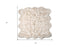 6' X 6' Ombre Tan Faux Fur Washable Non Skid Area Rug