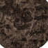 6' X 6' Chocolate Round Faux Fur Washable Non Skid Area Rug