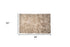 5' X 8' Taupe Faux Fur Non Skid Area Rug