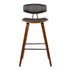 29" Brown Low Back Bar Height Bar Chair