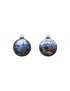 Scenic Life is Better in the Mountains Hand Painted Mouth Blown Glass Ornament