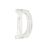 16" Distressed White Wash Wooden Initial Letter D Sculpture