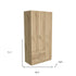 71" Light Oak Manufactured Wood Two Drawer Combo Dresser