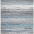 8' X 10' Turquoise and Gray Abstract Stain Resistant Area Rug