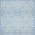 8' X 10' Blue Floral Distressed Washable Area Rug