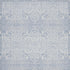 8' X 10' Slate Damask Distressed Washable Area Rug