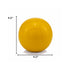 4" Yellow Metal Decorative Orb