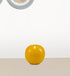 4" Yellow Metal Decorative Orb