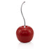 21" Red and Silver Enamel Cherry Sculpture